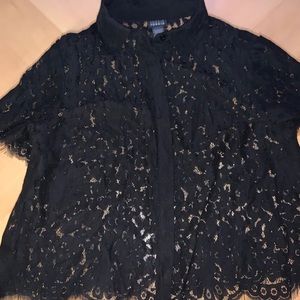 Adorable lace blouse from Torrid.